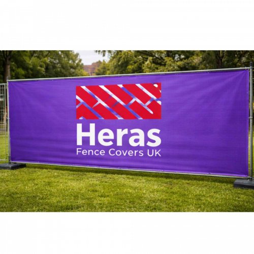 Premium Printed Heras Cover (standard size)